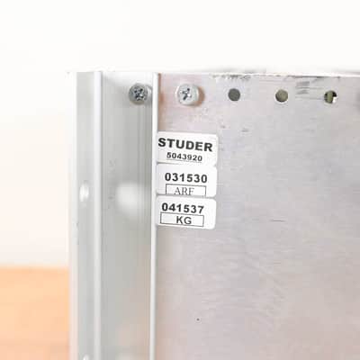 Studer D23m I/O System w/ A-Link HD Card, Fan Module, and Filter Module CG01BZQ image 9