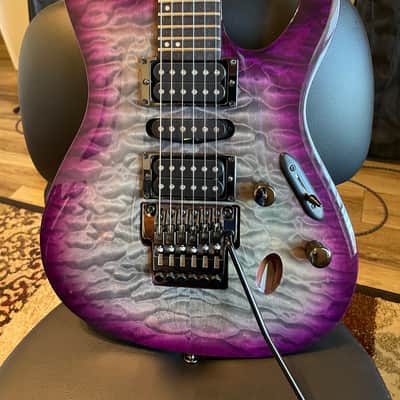 Ibanez S5570Q-DPB Prestige 2014 - 2016 - Deep Purple Doom Burst image 2