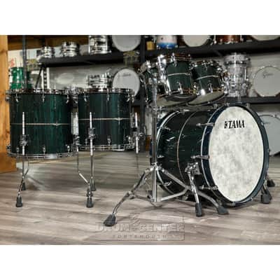 Tama Star Bubinga 5pc Drum Set Dark Green Cordia w/Outside Inlay image 1