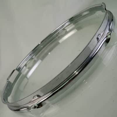 Ludwig 13"COB Triple-Flange Snare Drum Resonant Chrome-BRASS Rim/Hoop Jazz-Combo image 1