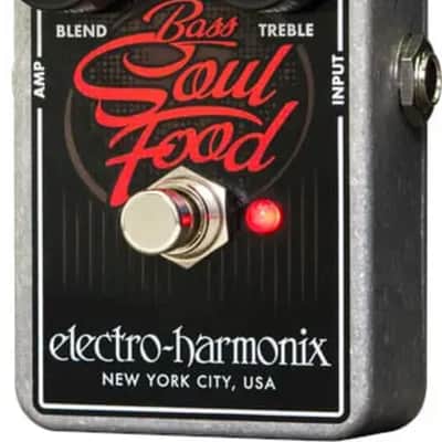 Electro-Harmonix Bass Soul Food Stomp Box Effect Pedal with power supply image 2