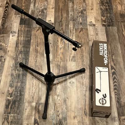 Vintage K&M 25900 Tripod Mic Stand w/ Adjustable Boom - Black image 1