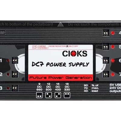 CIOKS DC7 Retro Series Power Supply Low Profile Isolated Pedal Board Power image 1