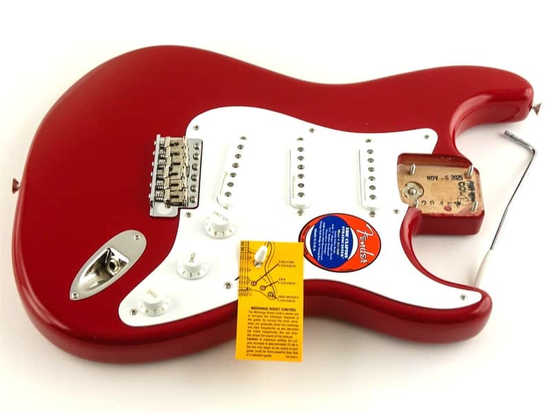 LOADED Fender American ERIC CLAPTON Strat BODY Stratocaster Guitar Torino Red image 1