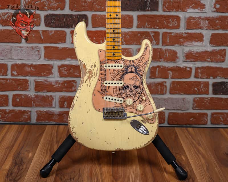 Fender Custom Shop SR25-69 Stratocaster Heavy Relic Aged Vintage White 2026 w/OHSC image 1