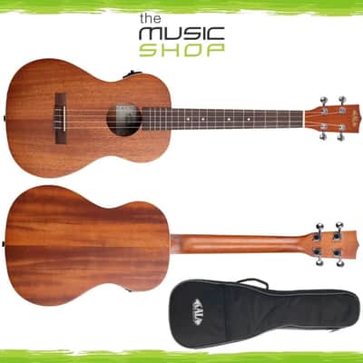 Kala KA-BE Baritone Satin Mahogany Ukulele with Pickup & Kala Bag image 1