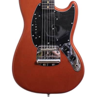 Short Scale American pre-CBS Fender Musicmaster neck 1959 + japan mustang body Red image 1
