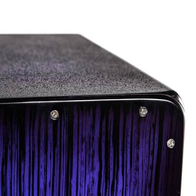 Latin Percussion LP Aspire Accent Cajon - Blue Burst Streak (LPA1332-BBS) image 4