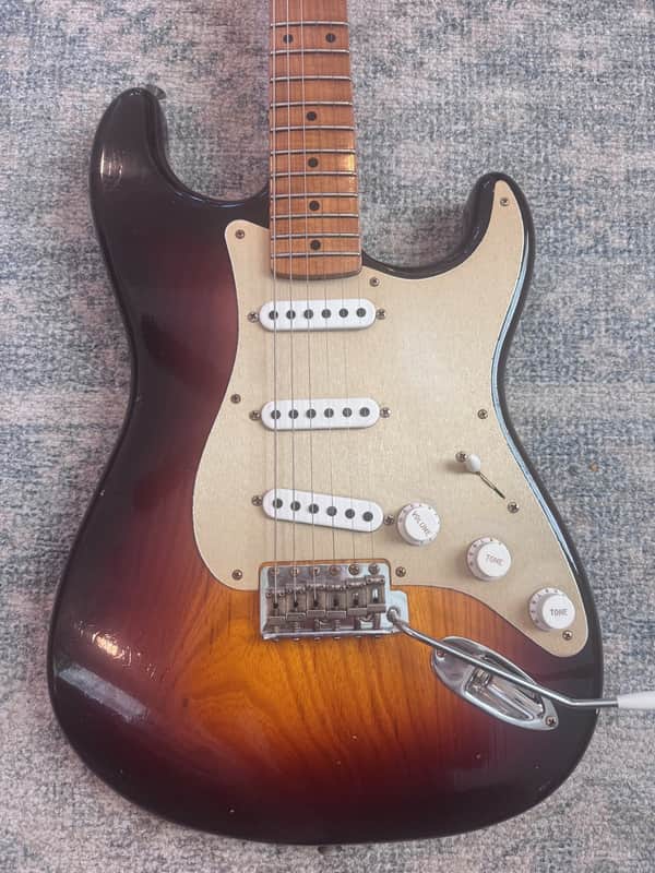Fender Custom Shop Limited-edition 1954 Roasted Stratocaster Journeyman Relic 2025 - Wide-fade Chocolate 2-color Sunburst image 1