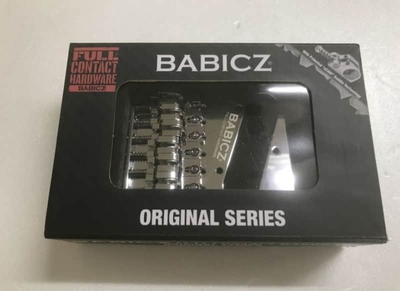 Babicz Full Contact Hardware FCHTELECHP Telecaster Bridge Chrome w/ Original box & paperwork image 1