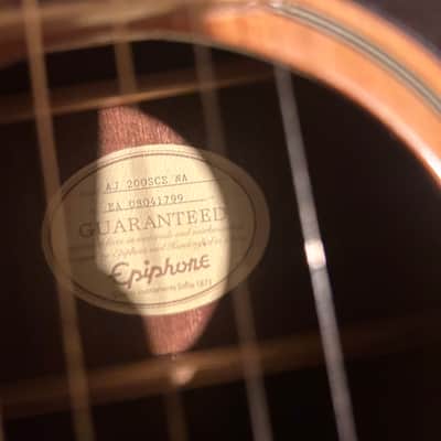 Epiphone AJ-200SCE image 7