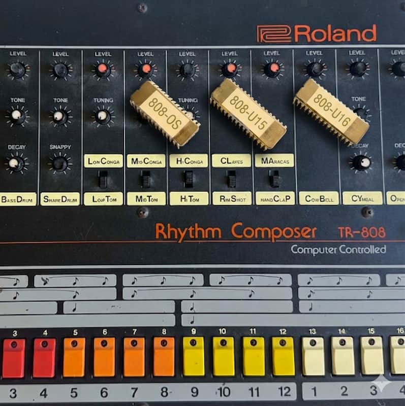 Alesis HR-16 / HR-16B EPROM Upgrade - Roland TR-808 Classic Core Sounds + OS 2.0 image 1