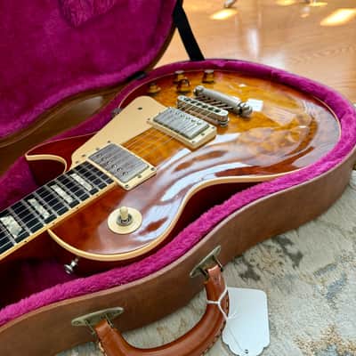 1981 Gibson Heritage Series Les Paul Standard 80 Elite Honey Burst Quilted Maple Top w/OSHC image 5