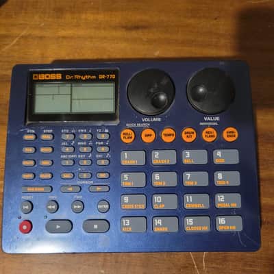 Boss Dr. Rhythm DR-770 Drum Machine Rhythm Programmer - Untested, No Power Supply