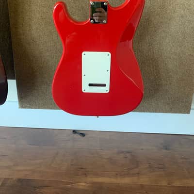 Fender Standard Stratocaster with Vintage Tremolo, Maple Fretboard 1991 - 1997 - Crimson Red Metallic image 14