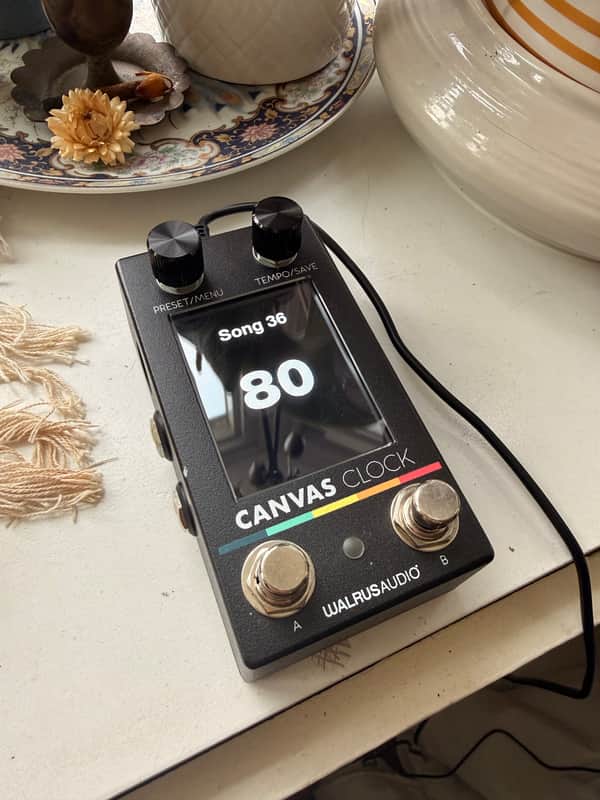 Walrus Audio Canvas Clock