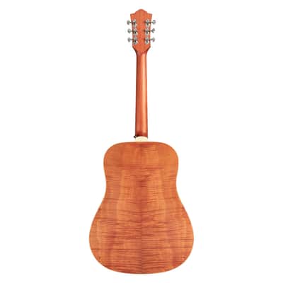 Guild D-240E Limited Flamed Mahogany Dreadnought A/E Guitar - Natural - Open Box image 8