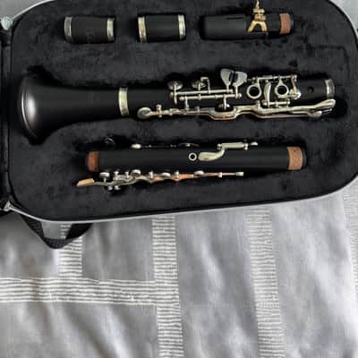 Schreiber D16 German System Bb Clarinet (Modell 19/6) 2000s-2010s - Matte Black Grenadilla Wood / Silver-Plated Keys image 1