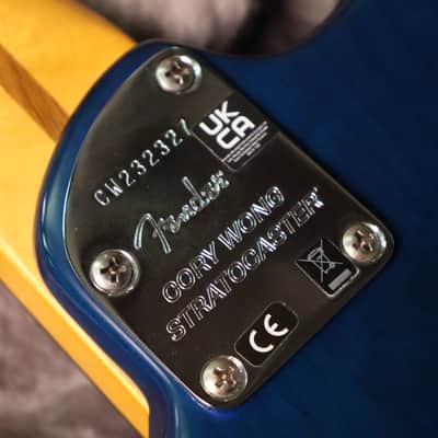 Fender Cory Wong Stratocaster 2023 Sapphire Blue Transparent image 8