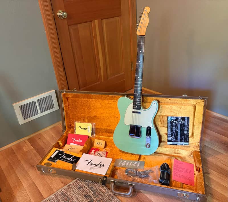 Fender American Vintage '62 Telecaster Custom 2002 - 2012 - Surf Green image 1