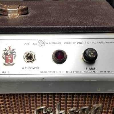 vintage Gibson Skylark GA-5 Tube Combo Amp, Very Good Condition image 6