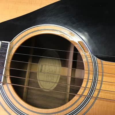 Yamaha CJ-838S vintage jumbo acoustic guitar made in Taiwan 1979-1981 in excellent condition with road runner hard case image 12
