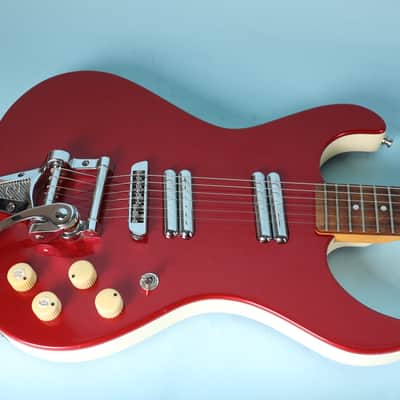 Danelectro Hodad Electric Guitar Metallic Red Finish image 20