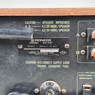 Pioneer SX-737 Vintage Stereo Receiver (1974) image 9