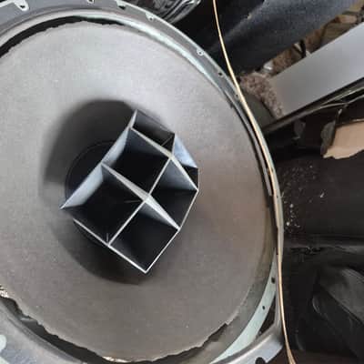 Altec Lansing 604 B duplex coaxial speakers with n1000b crossover restored early hi-fi 1949 - Grey crackle image 18