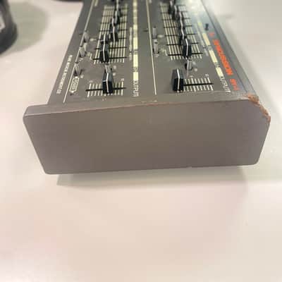 Pearl Syncussion SY-1 Late 1970s (1979) - Black with wood sides image 7