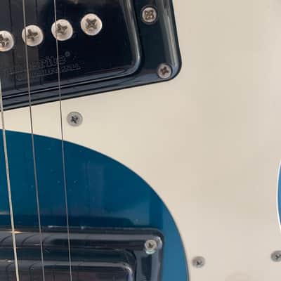 1993 Mosrite Ventures Model '65 Metallic Blue Mint Condition Full Documentation Made in the USA image 14