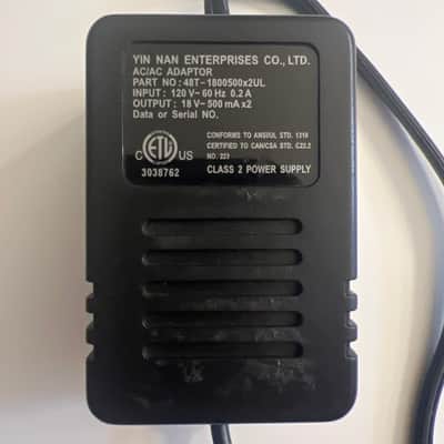 18V AC PSU Adapter for Yamaha MG10U/MG10XU/MG16/Alesis Multimix 8 USB FX, 3-pin connector plug image 1