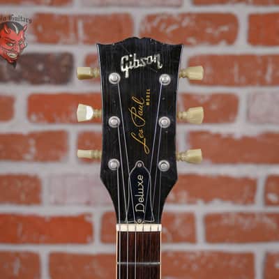 Gibson Les Paul Deluxe Plain Maple Top Sunburst 1973 w/Hard Shell Case (Refret) image 9