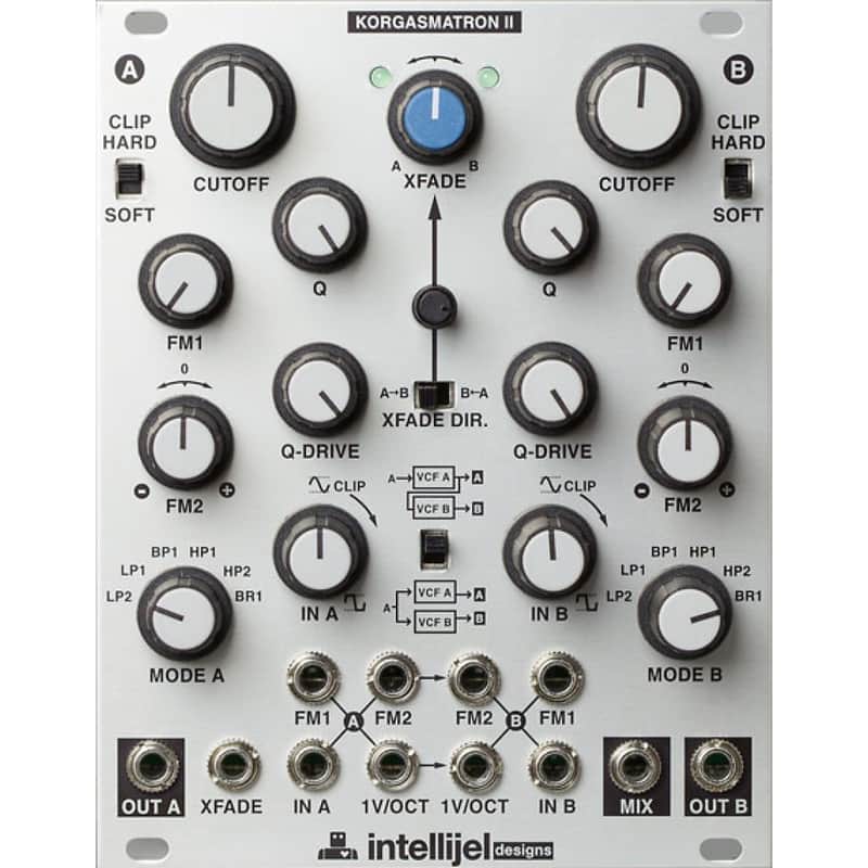 Intellijel Korgasmatron II Dual VCF / VCO / Crossfade Eurorack Synth Module image 1
