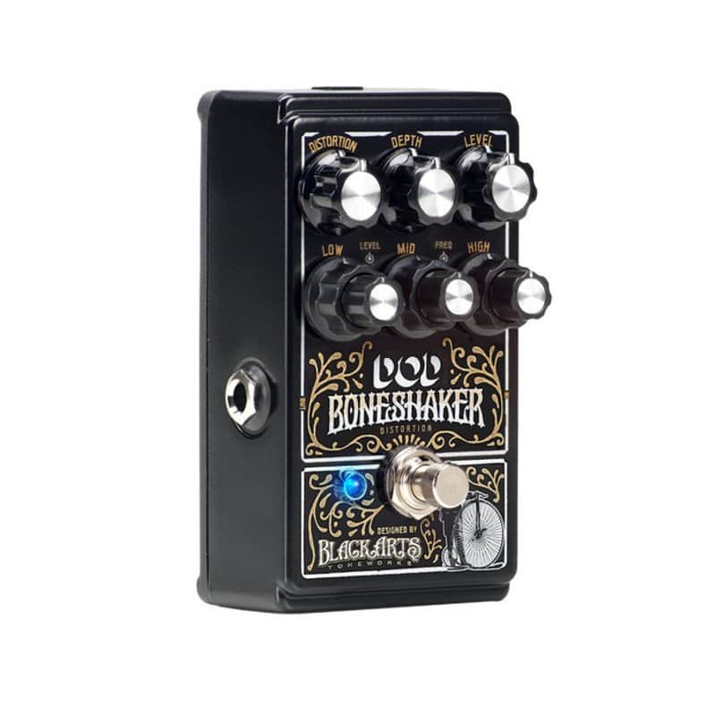 Digitech DOD-BONESHAKER Distortion Pedal, a potent, frequency-specific distortion pedal, designed by Black Arts Toneworks image 1