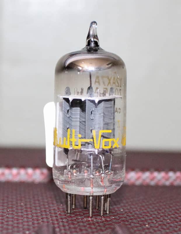 WESTINGHOUSE 7025 CANADA 12AX7 GRAY PLATE HALO GETTER TEST GOOD VINTAGE 1960'S image 1
