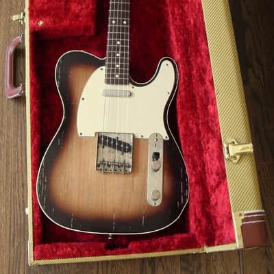 MJT 1962 Telecaster Custom Reissue Aged Relic 62 Tele Nash Fender Bridge image 4