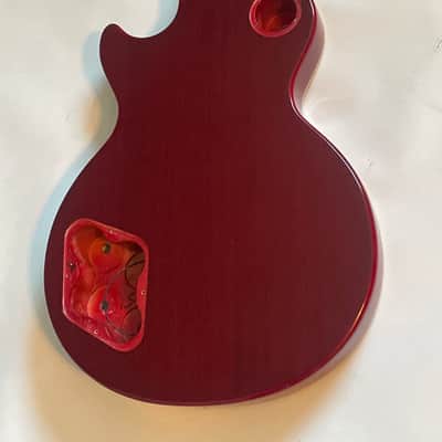 2021 Epiphone Les Paul Standard 50's Heritage Cherry Sunburst Electric Guitar Body & Neck Husk (Repaired) image 4
