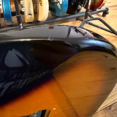 1996 Fender Pre- Jimmie Vaughan Tex-Mex Signature Stratocaster - 2-Color Sunburst image 6