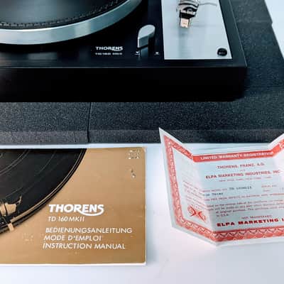 Thorens TD 160 MKII Turntable Record Player Fully Tested image 7