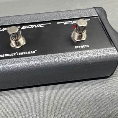 Vintage Fender 3-Button Footswitch Super-Sonic Amps Foot Switch Bassman Vibrolux image 8