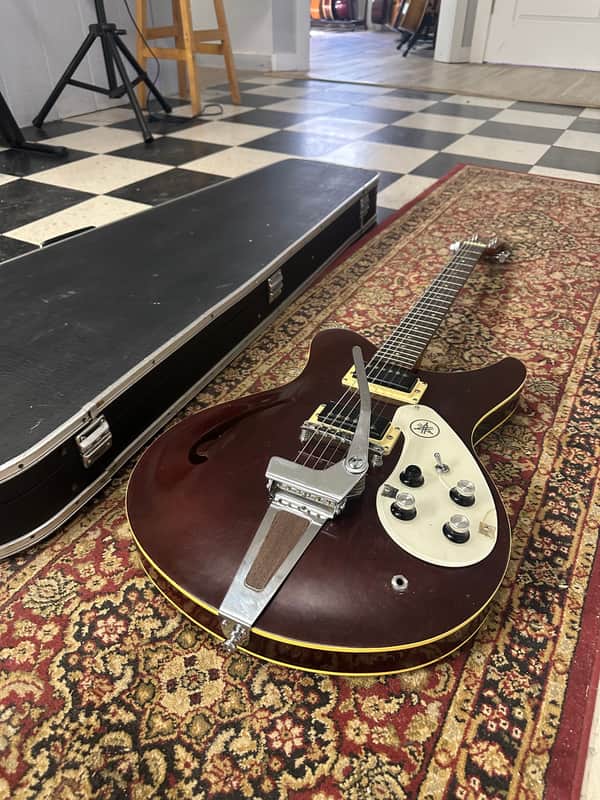 Yamaha SA-15 D Hollow Body 1968 - 1972 -MIJ - Maroon image 1