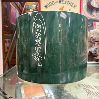 Andante Snare Drum Shell - Green Stain 10x14 image 5