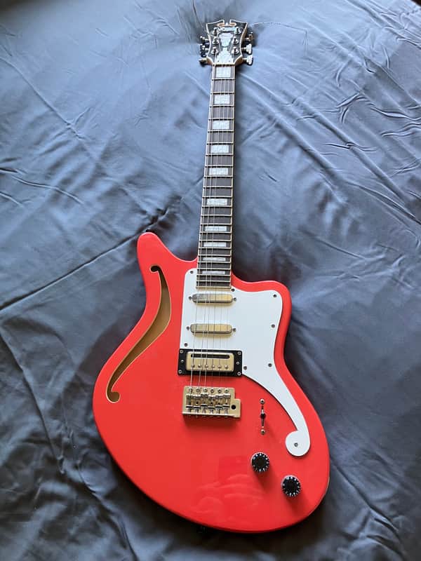 D'Angelico Premier Bedford SH 2021 - Fiesta Red image 1