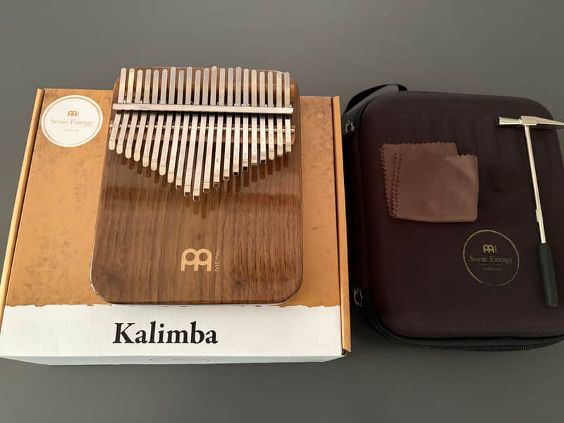 Meinl Sonic Energy Kalimba 21 Note Black Walnut w/case, tuning hammer (KL2101S) image 1