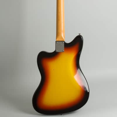 Fender Jazzmaster Solid Body Electric Guitar (1966), ser. #153808, original black tolex hard shell case. image 2
