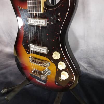 Silvertone Rare, Vintage, Made in Japan, Electric Guitar Model 319-14109? 1960s - Tobacco Burst image 4
