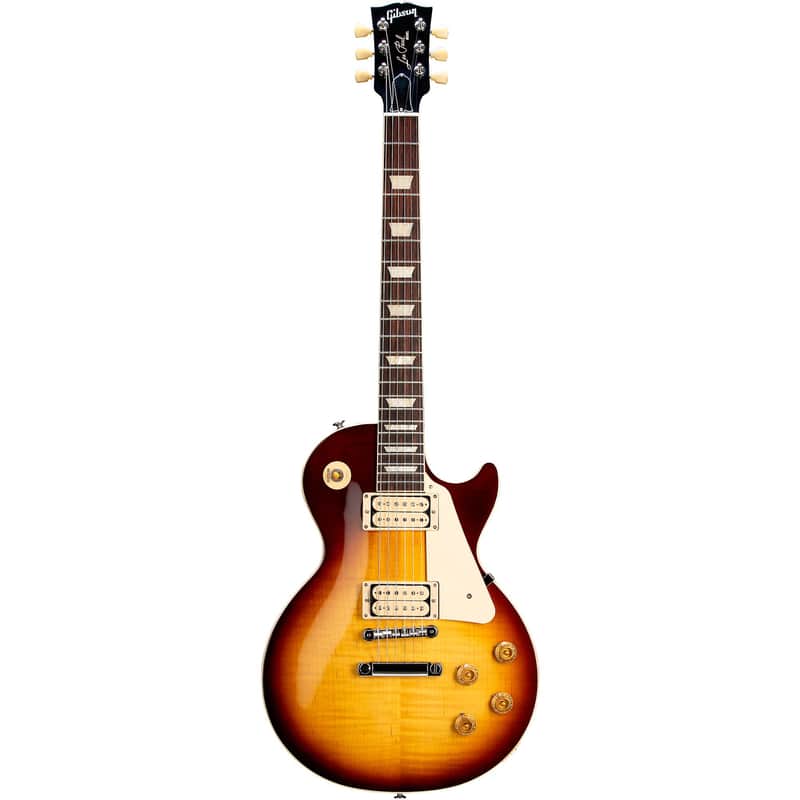 Gibson Les Paul Standard 50s Double Trouble Electric Guitar with Hardshell Case - Vintage Tobacco Burst image 1