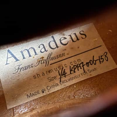 Franz Hoffmann Amadeus 1/4 Violin Outfit w/ Bow & Case – Used image 13