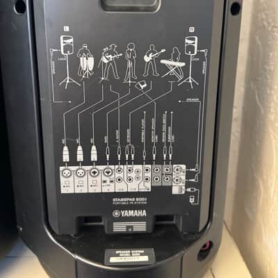 Yamaha StagePas 600i Portable PA System 2010s - Black image 7
